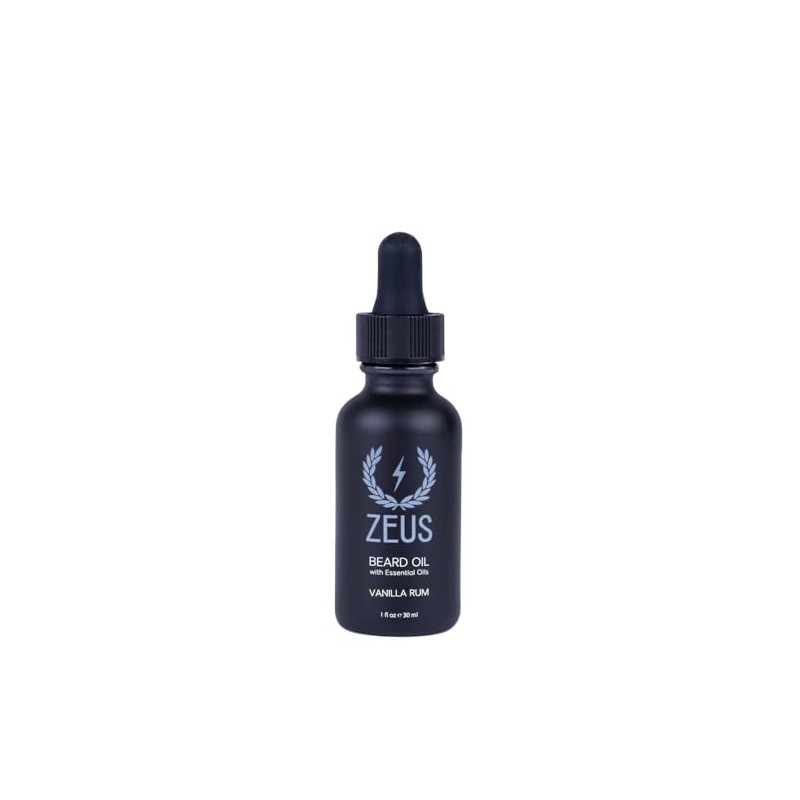 ZEUS Natural Beard Oil for Men with Essential Oils (Vanilla
