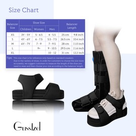 GUSSTZEL Professional Shoe Lift for Uneven Legs, Shoe balancer, Shoe Leveler for Walking Boot, Even Up for Men & Women, Women 7-9, Men 7-9.5