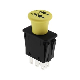 VGOL 1PC PTO Switch Compatible with John Deere L120 L130 D140 D150 D155 Compatible with L2048 L2548 Scotts Lawn Tractors 430-559 77.4x43.7x24.1mm