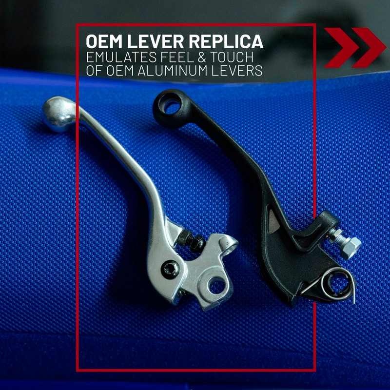 Polisport 91576 - Kit of Shatterproof Levers APT GASGAS Black