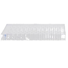 Palmero 1516E-COMBO Dental Bur Block 100-Hole Combo Clear Plexiglass