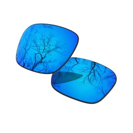 ToughAsNails Replacement Lenses for Oakley Badman OO6020 Sunglasses - HyperVision Plus Blue Chrome - Polarized