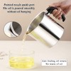 Kyraton Bacon Grease Container With Strainer, 48 oz Stainless Steel