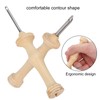 2Pcs Punch Needle Set, Monks Cloth Rug Yarn Punch Needles
