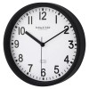 Mainstays 8.78" Black Wall Clock - Analog, Modern, Silent Sweep