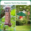 24-inch Large Outdoor Squirrel Baffles for Bird Feeders Pole, Two