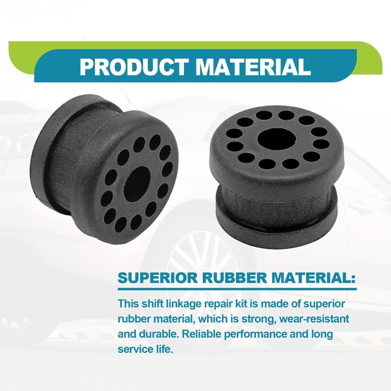 Icyhaws 2PCS Transfer Case Shift Linkage Bushings with E-Clip, Shifter