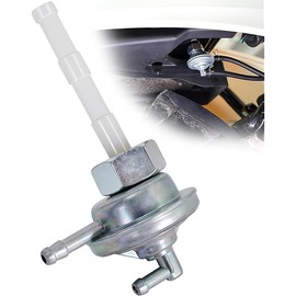 Fuel Pump Valve Petcock w/Filter Low-Tension Switch Replacement for GY6 50cc 60cc 80cc 125cc 150cc ATV Go Kart Moped Scooter
