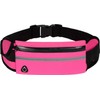 Running Belt Waist Pack with Water Bottle Holder, Adjustable Strap,