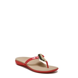 Vionic Raysa Women's Toe Post Supportive Sandal Poppy - 6.5 Medium