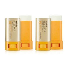 The Face Shop Power Long Lasting Sun Stick SPF50+ PA++++, 18g, 2 pieces / 더페이스샵 파워 롱래스팅 선 스틱 SPF50+ PA++++, 18g, 2개