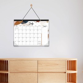2025-2026 Desk Calendar - 18 Months Large Desk Calendar from Jul. 2025 - Dec. 2026, 14.6" x 11.5", Desk Pad Calendar 2025-2026 with 2 Corner Protectors