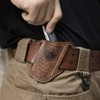 Tourbn Tourbon Leather Pocket Folding Knife Sheath for Belt EDC