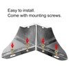 SUMNACON 4Pcs 7.5cm Metal Sofa Legs Wardrobe Leg Furniture Leg,