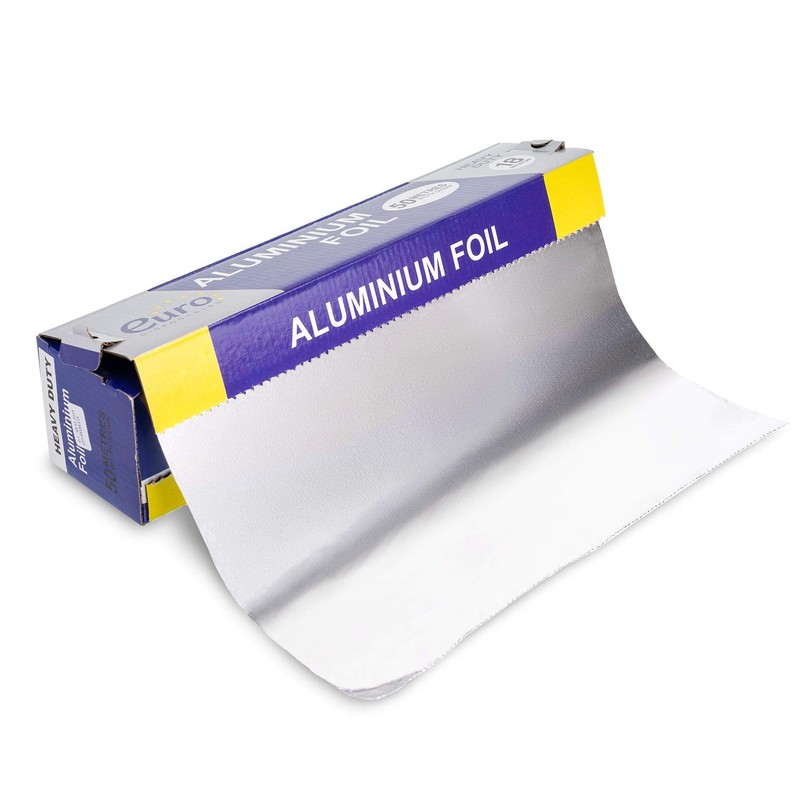 50 Meter Aluminum Silver Foil Paper Wrap for Cooking ~