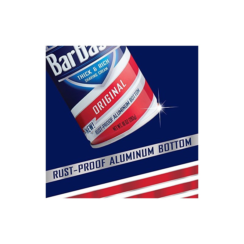Barbasol Original Thick and Rich Cream Men Shaving Cream, 10