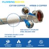 PLUMBERMASTER Washing Machine Hose Splitter Y-Mixer Hose Connector Hose, 3/4