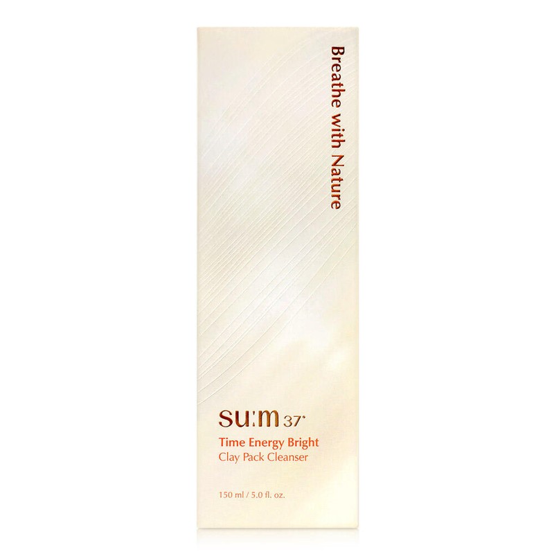 Sulwhasoo 숨37도 타임 에너지 브라이트 클레이 팩 클렌저 150ml Sooryehan