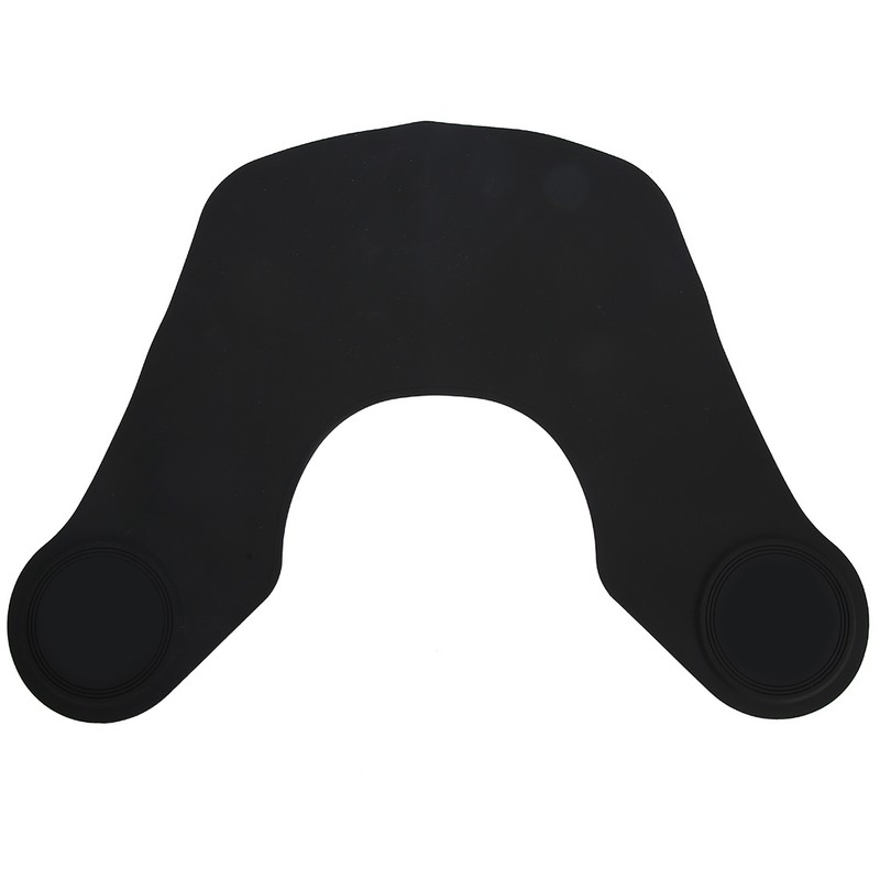 Short Length Hair Cutting Cape Waterproof Silicone Barber Hair Cape