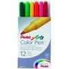 Pentel Felt-tip Pen S360-12 Multi-Coloured – Coloured Sign Pens (Multi,