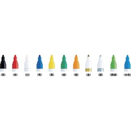 三菱鉛筆 ペイントマーカー 中字 6色 PX206C