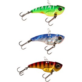 Berkley Power Blade Metal Fishing Lure 3 Pack – Ideal for Lure Anglers Fishing for Perch, Pike, Zander, Chub, Trout, and More – A Finesse Lure Designed to Bring Bites, 7g | 44mm