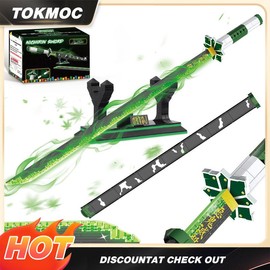 【TOKMOC】DemonSlaye Building Block Set with Stand,Handmade Cosplay Anime Toy,Collecting Building and Gifting Model for Anime fans,Home Decoration,For aged 12 and above,Stress relief toy:_66022 Sanemi(788 Pieces)