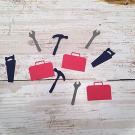 1in Tool Confetti Set, Tool Box Confetti, Hammer Confetti, Wrench Confetti, Saw Confetti, Tool Decorations, Tool Party Supplies, Table Scatter, Tool Cut Outs
