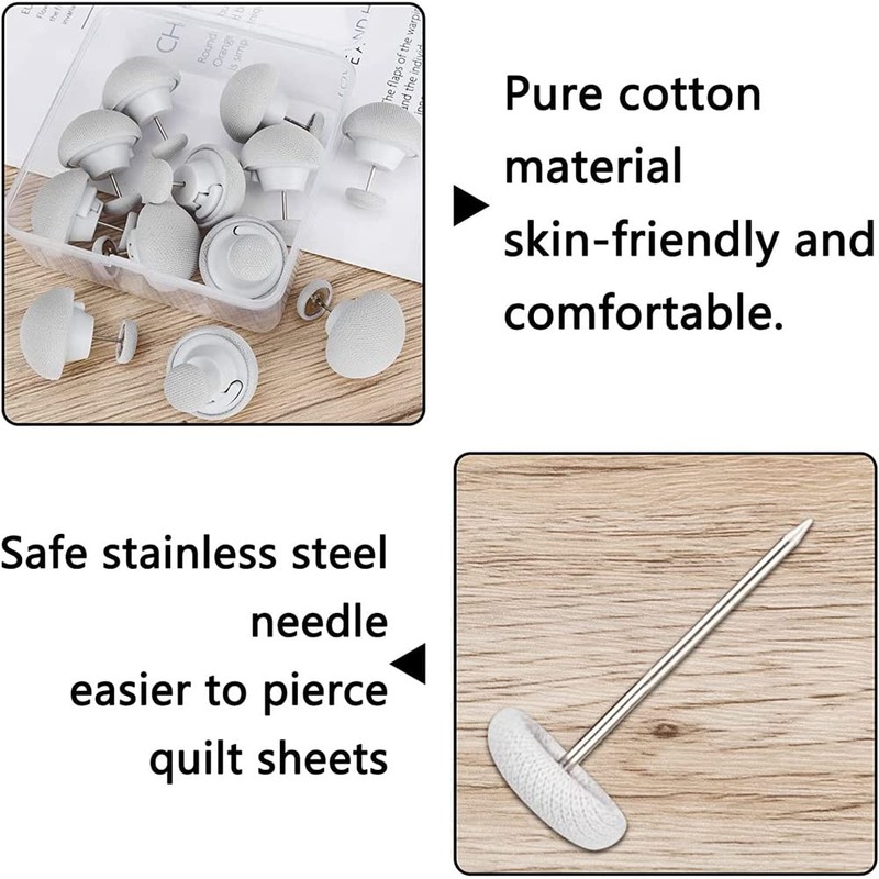 16 pcs Duvet Pins - Duvet Cover Holding Clip, Reusable
