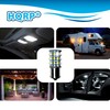 HQRP BA15s Bayonet Base 30 LEDs SMD LED Bulb Warm