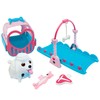 Chubby Puppies Poodle Puppy See Saw Playset Plus Carrier