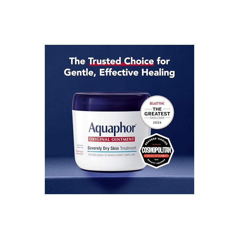 Aquaphor - Pomada curativa, protector para piel seca, agrietada e