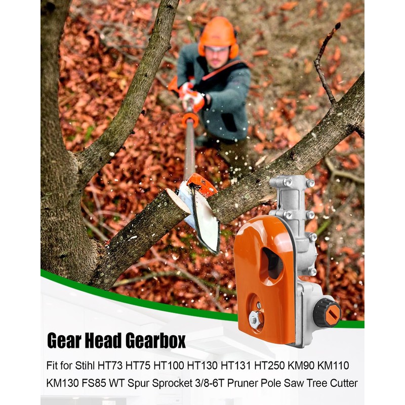 Gear Head Gearbox Fit for Stihl HT73 HT75 HT100 HT130