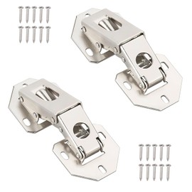 Qrity 2 PCS 90° Kitchen Cupboard Doors Hinges, Furniture Concealed Door Hinge, Universal Type Hinges for Cabinet Cupboard, Wardrobe, Furniture Cabinet