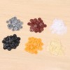 100 Pcs 17mm White Easy to Install Screw Cap Covers