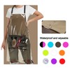 MIKI WELL Hair Stylist Apron with pocket - Waterproof Transparent
