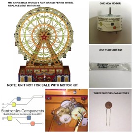 Mr. Christmas World's Fair Grand Ferris Wheel  REPLACEMENT MOTOR PART