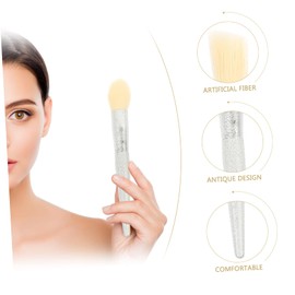 Healeved Makeup Brush Set for Women Eyeshadow Blending Lip Mermaid Design Soft Silky Professional Makeup Tools