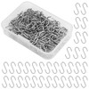 HIKPACKER Pack of 150 Mini S Hooks, Stainless Steel, 2