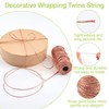 UFURMATE Decorative Metallic String, 100M/328 Ft Rose Gold Wrapping Twine
