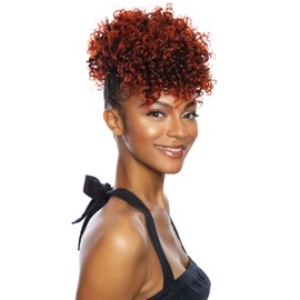 Mane Concept Synthetic Yellowtail Wrap&Tie Pineapple Puff Drawstring Ponytail - YTPP01 ALOHA (T1B/30)