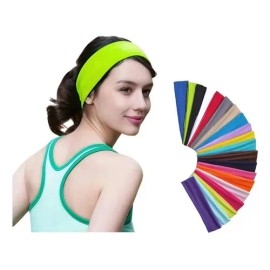 Valerina-valeriana-diadema-banda-de-cabello-ancha-12-piezas Multicolor