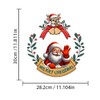 Leniutor Christmas Window Clings for Glass Windows, Xmas Santa Claus