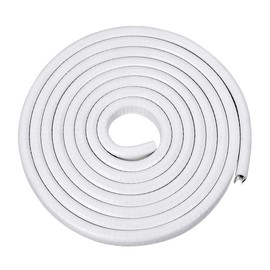 uxcell Edge Trim U Seal Extrusion White U Channel Edge Protector PVC Plastic W Iron Sheet Fits 3/32''-7/32'' Edge 10Ft/3Meter Length