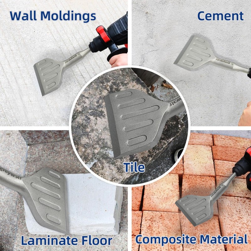 Greywolf SDS Plus Chisel Drill Bit, 3 Inch 20° Crank