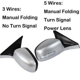 TiJeRa For Suzuki Swift 2005-2016 Right Side Rear View Mirror With Turn Signal&Power Lens