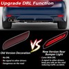 BINQIGOO Full LED Rear Bumper Reflector Lights Compatible with 2018-2023