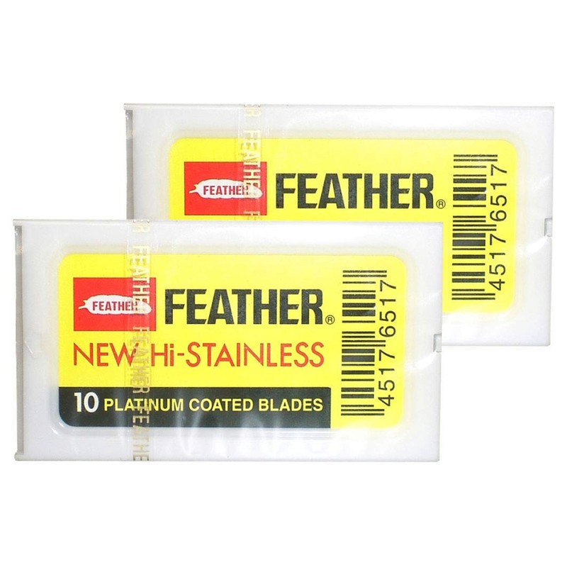 Feather New HI-Stainless FH-10-2X Pack of 10