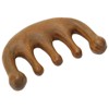 Wood Massage Comb Sandalwood Scraping Scalp Massage Comb for Head