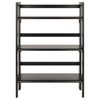 Winsome Wood Terry Shelving, Black